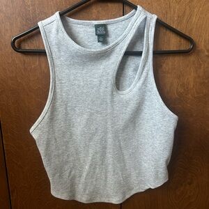 Gray Wild Fable Asymmetrical Tank Top